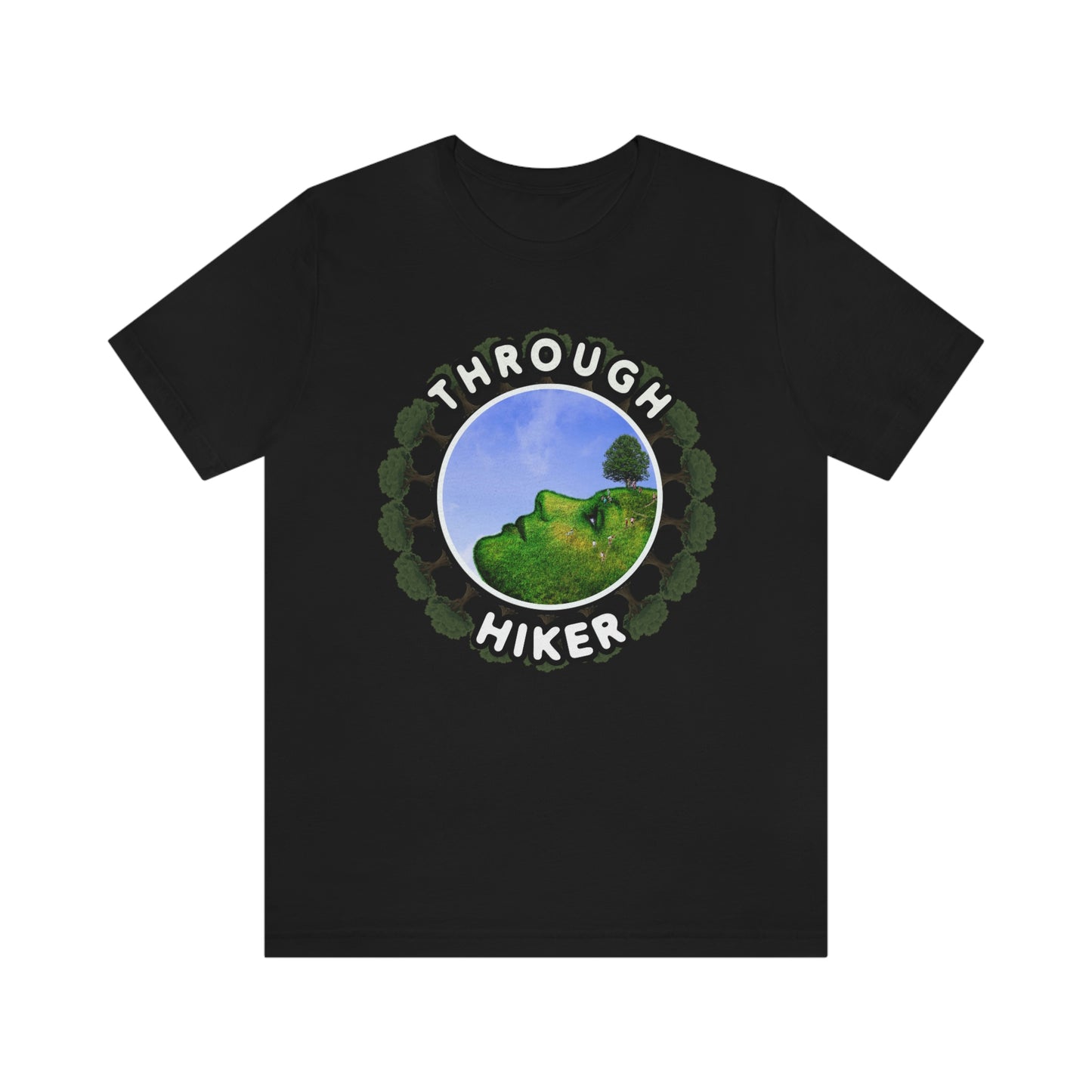 Trail Thru Hiker and Backpacker Camping Unisex Jersey Short Sleeve Tee