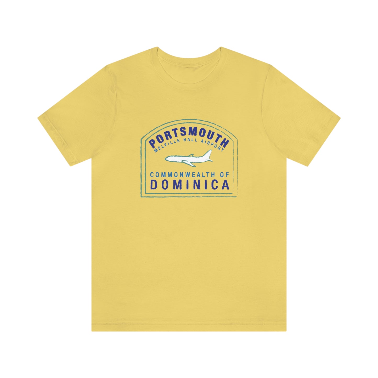 Portsmouth Dominica Passport Stamp Vacation Travel Unisex T-shirt