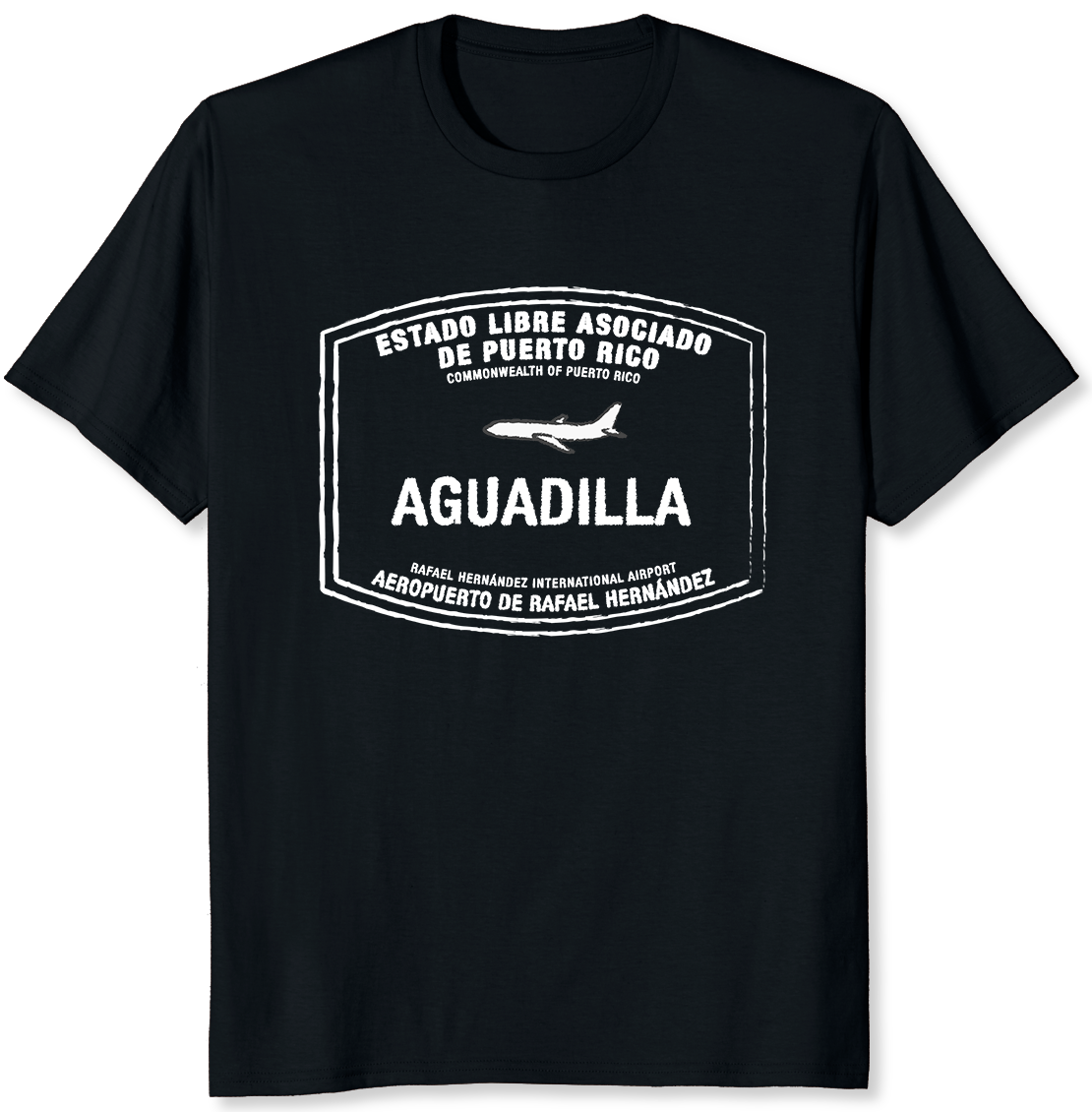 Aguadilla Puerto Rico Passport Stamp Vacation Travel T-shirt