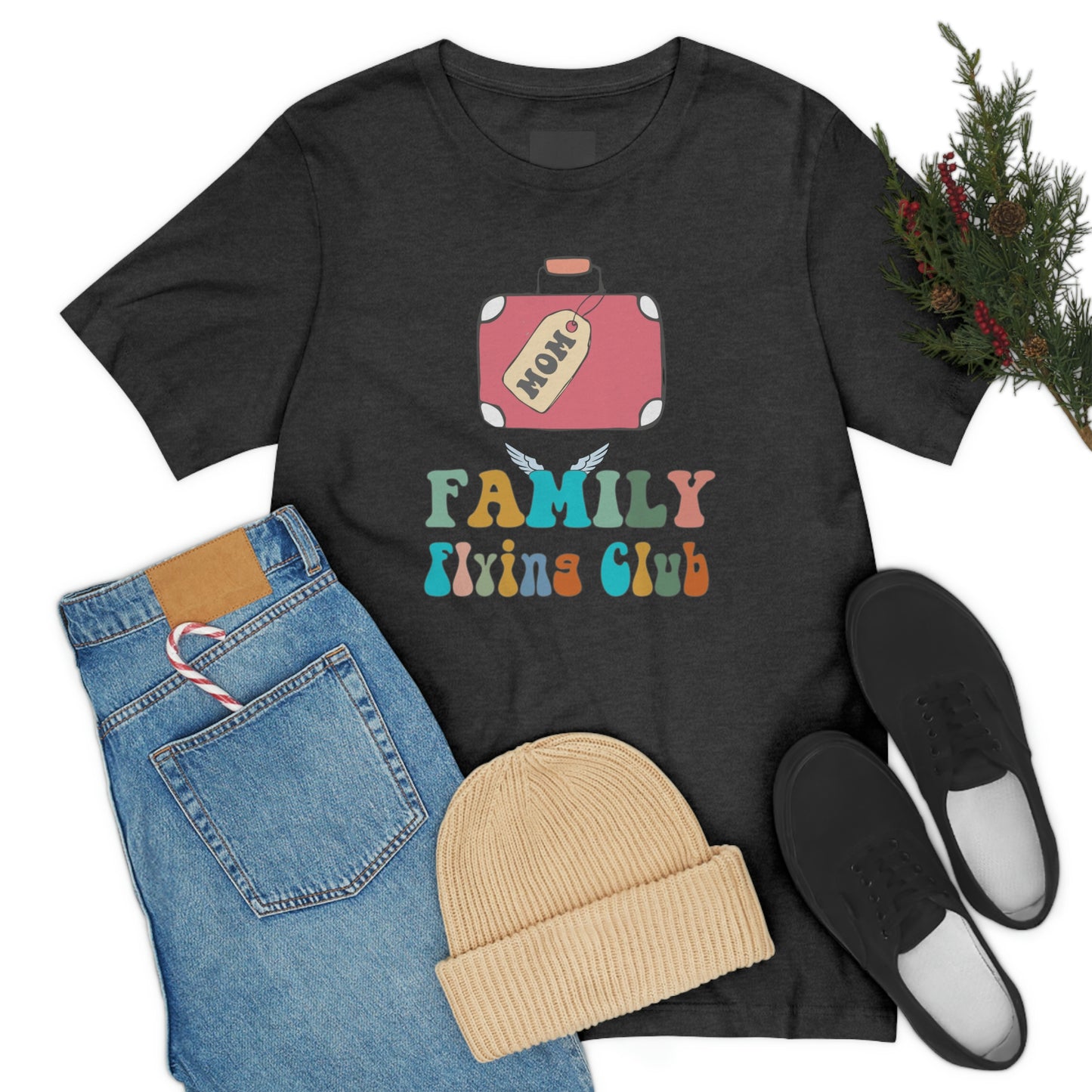 Family Flying Club - Mom - Family Matching Shirt Unisex Tee