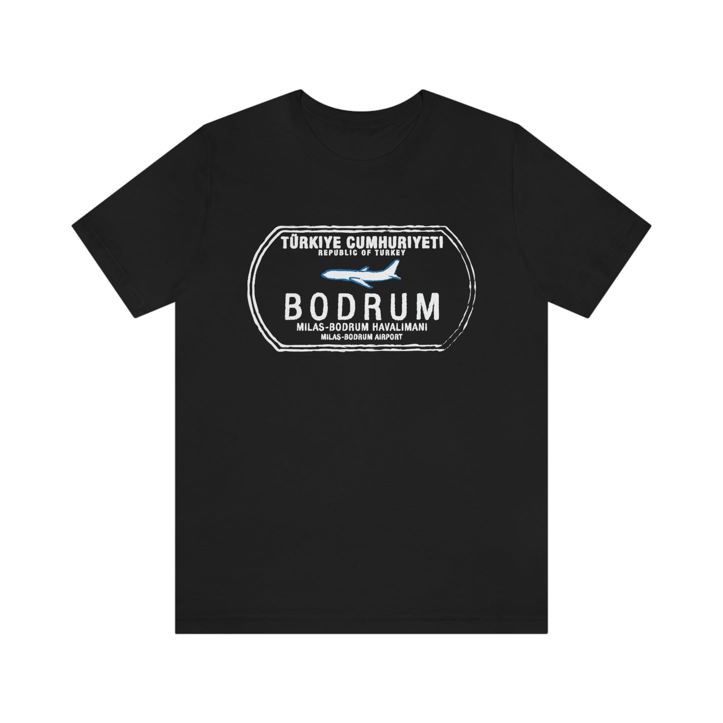 Bodrum Turkey Passport Stamp Vacation Travel Unisex T-shirt