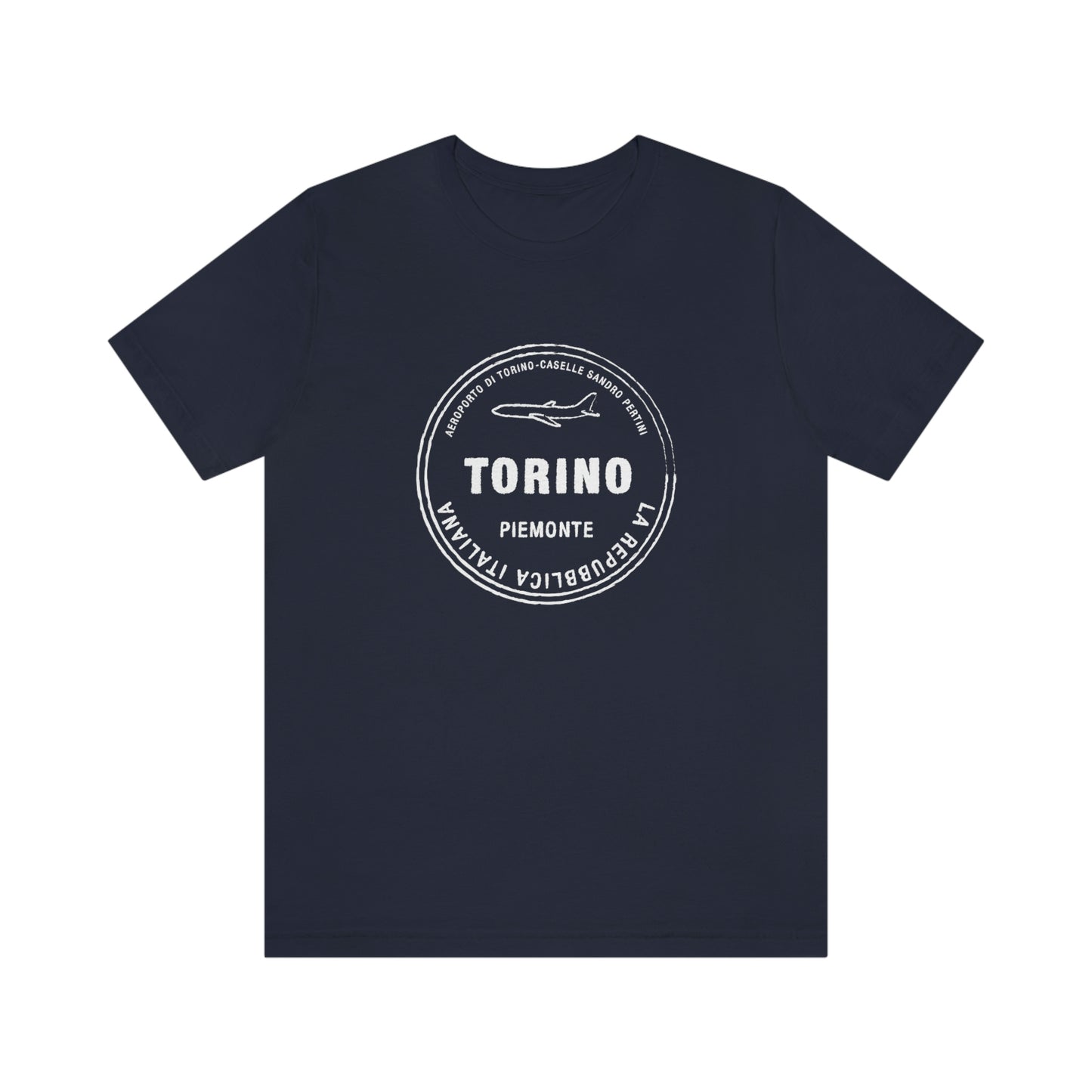 Turin Torino Italy Passport Stamp Vacation Travel Souvenir Unisex T-shirt