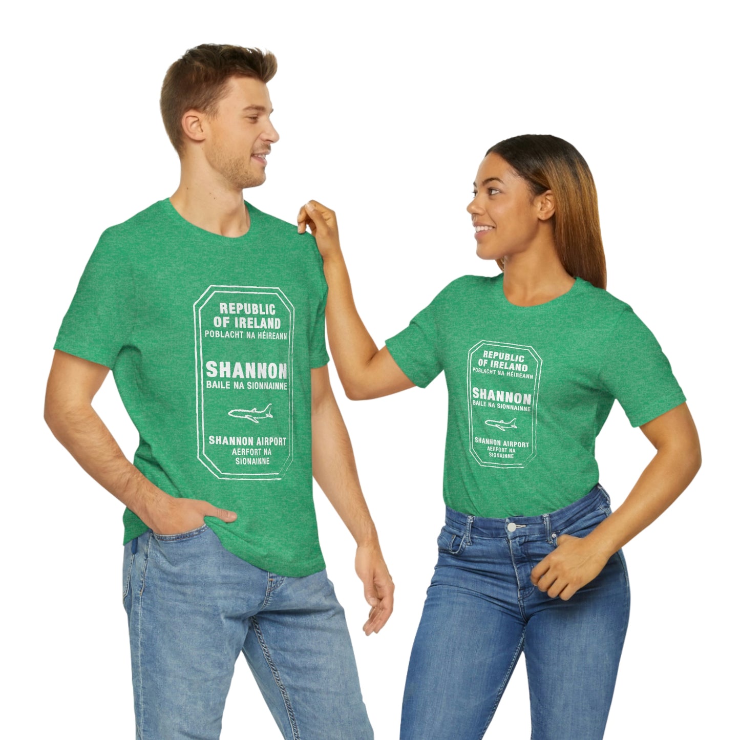 Shannon Ireland Passport Stamp Vacation Travel Unisex T-shirt