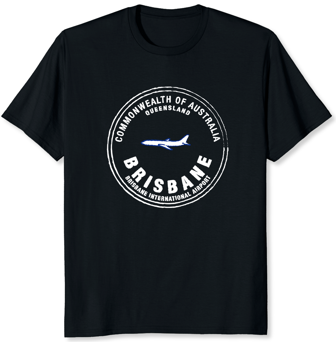 Brisbane Australia Passport Stamp Vacation Travel T-shirt