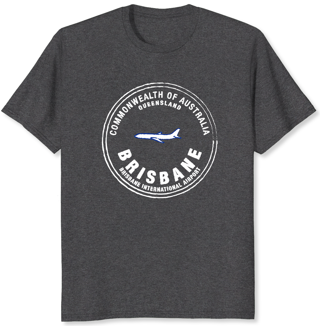 Brisbane Australia Passport Stamp Vacation Travel T-shirt