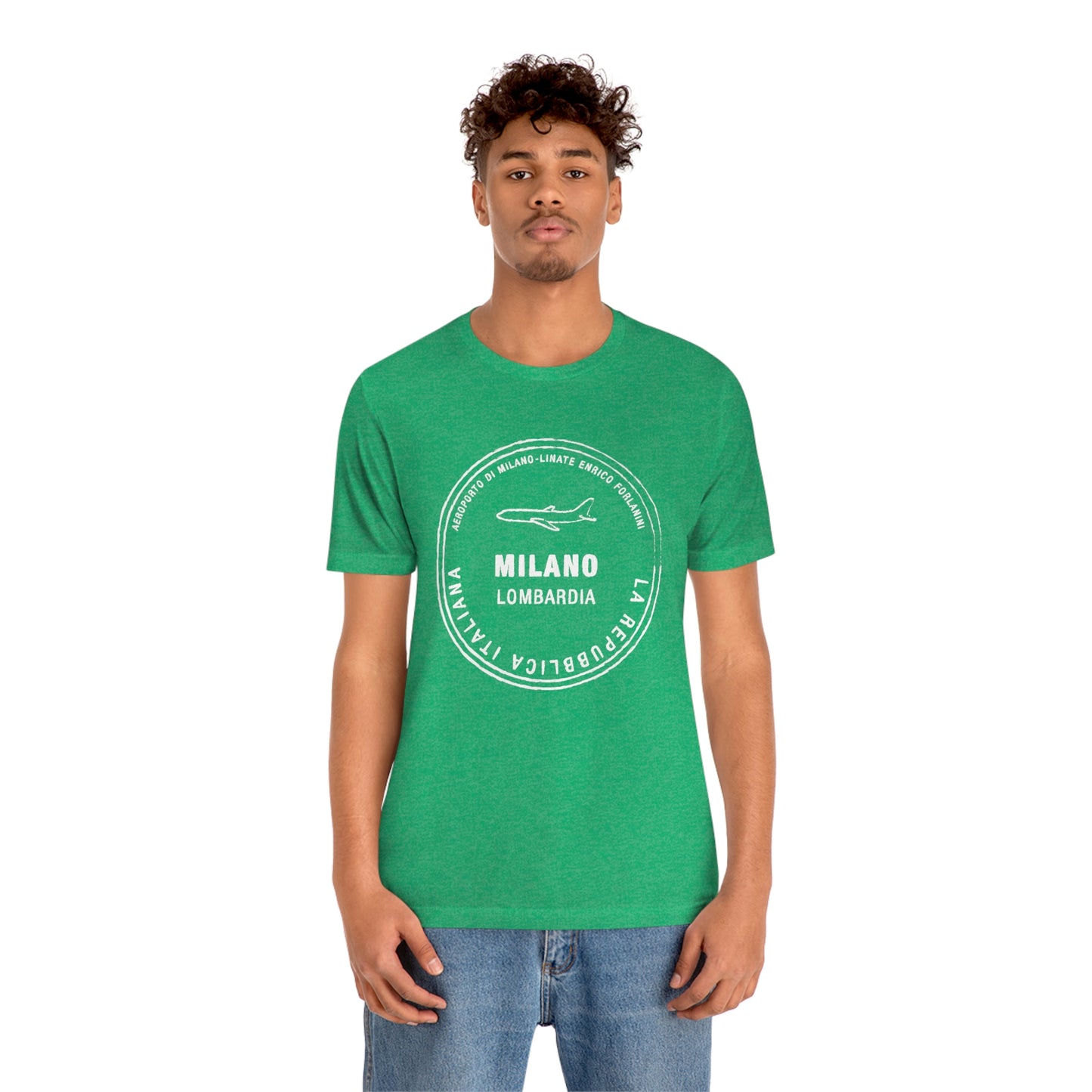 Milan Italy Passport Stamp Vacation Travel  Unisex T-shirt