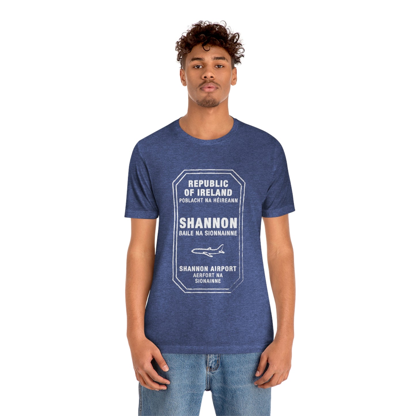 Shannon Ireland Passport Stamp Vacation Travel Unisex T-shirt