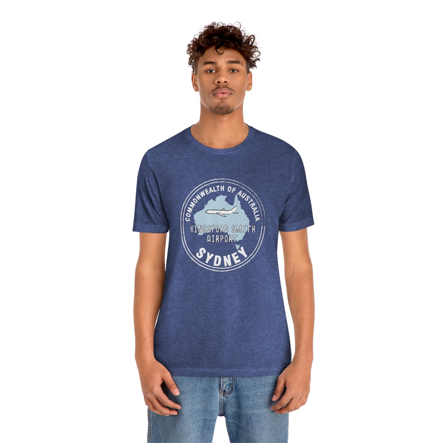 Sydney Australia Passport Stamp Vacation Travel Souvenir Unisex T-shirt