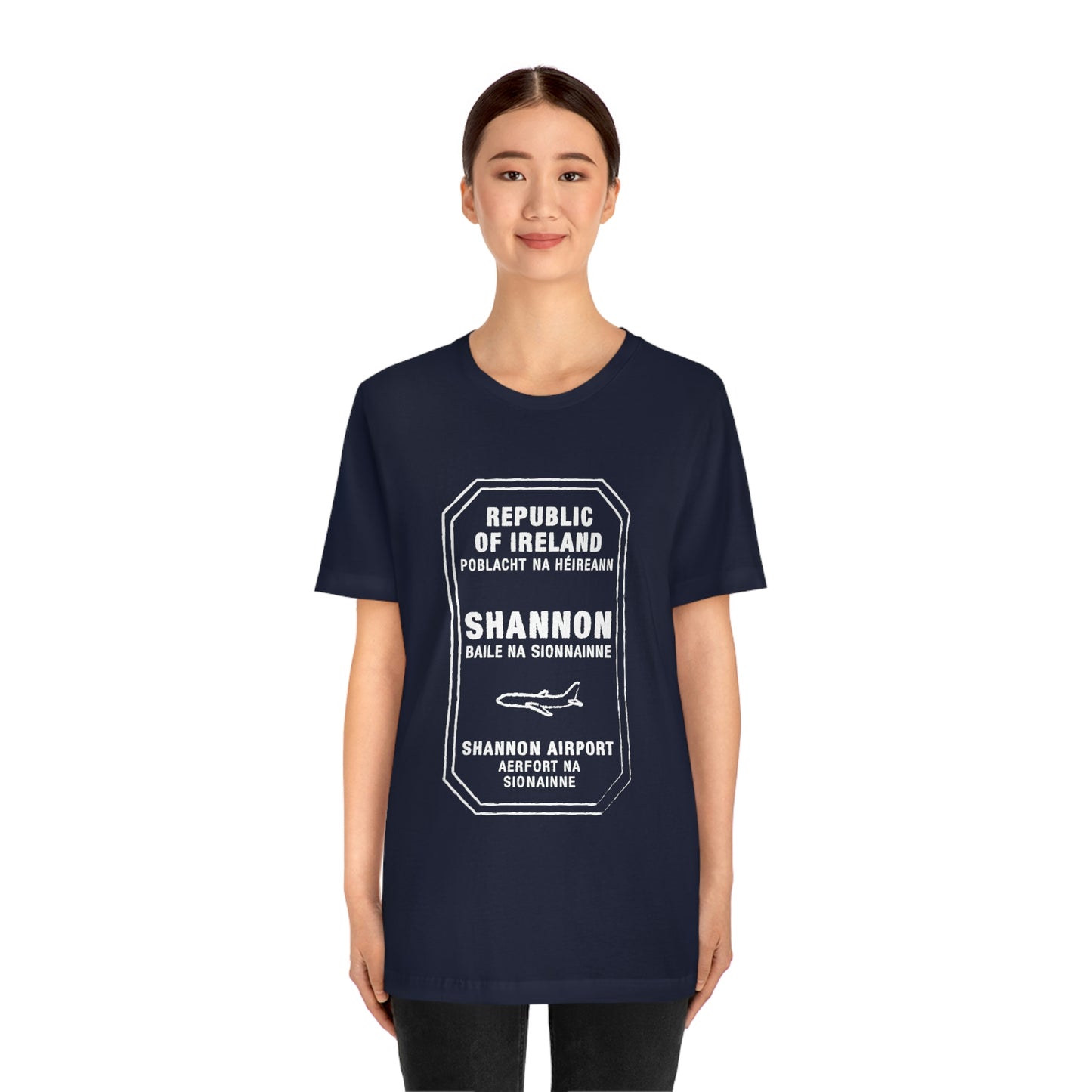 Shannon Ireland Passport Stamp Vacation Travel Unisex T-shirt