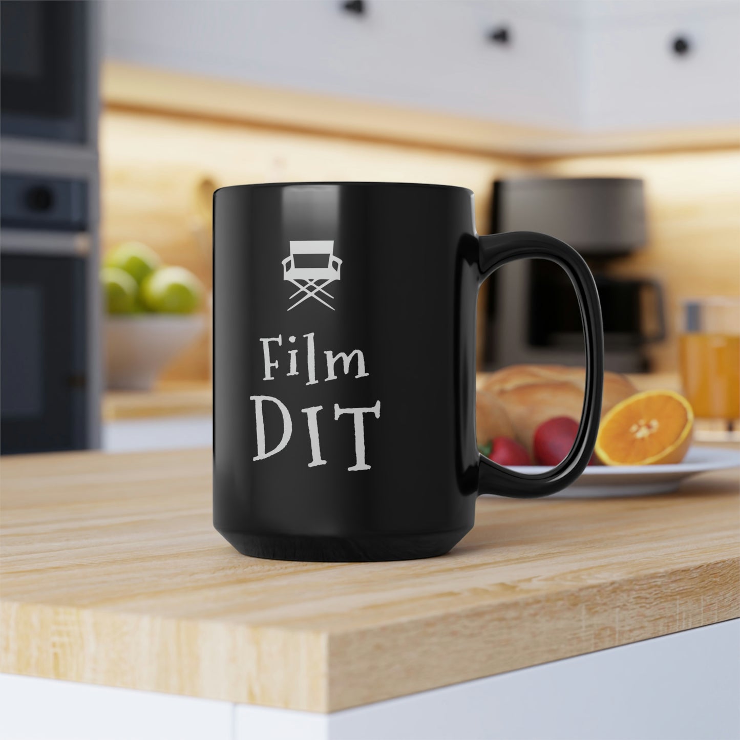 Digital Intermediate Technician (DIT) Coffee or Tea Gift for Movie Lovers and Film Buffs - Black Mug, 15oz