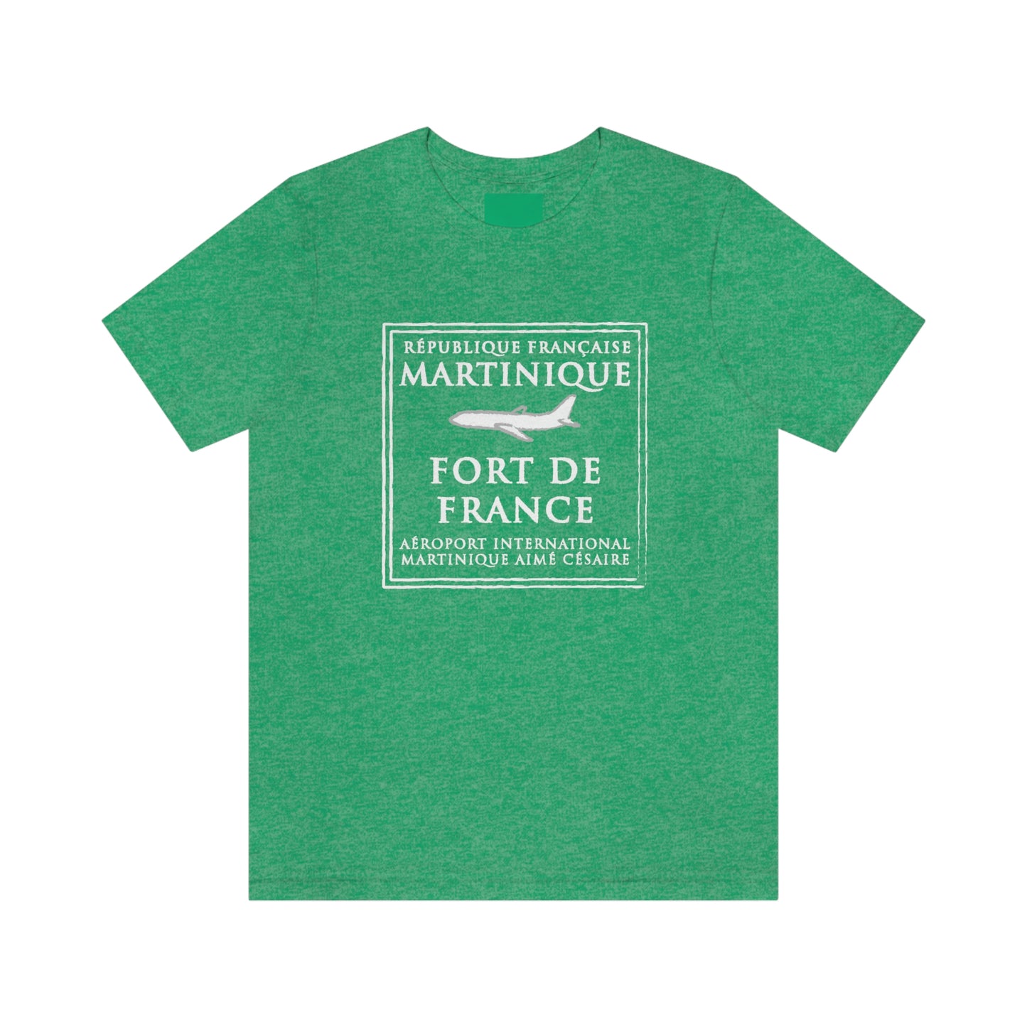 Martinique Passport Stamp Vacation Travel Unisex T-shirt