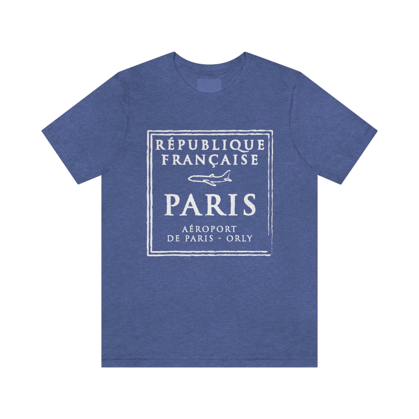 Paris France Passport Stamp Vacation Travel Souvenir Unisex T-shirt