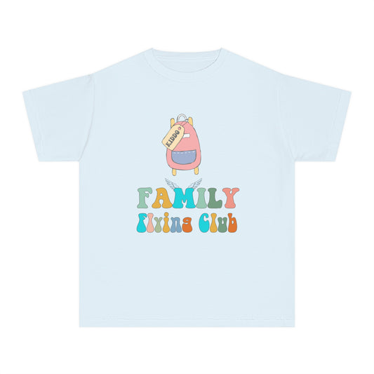 Family Flying Club - Kiddo Backpack - Family Matching Shirts - Youth Midweight Tee