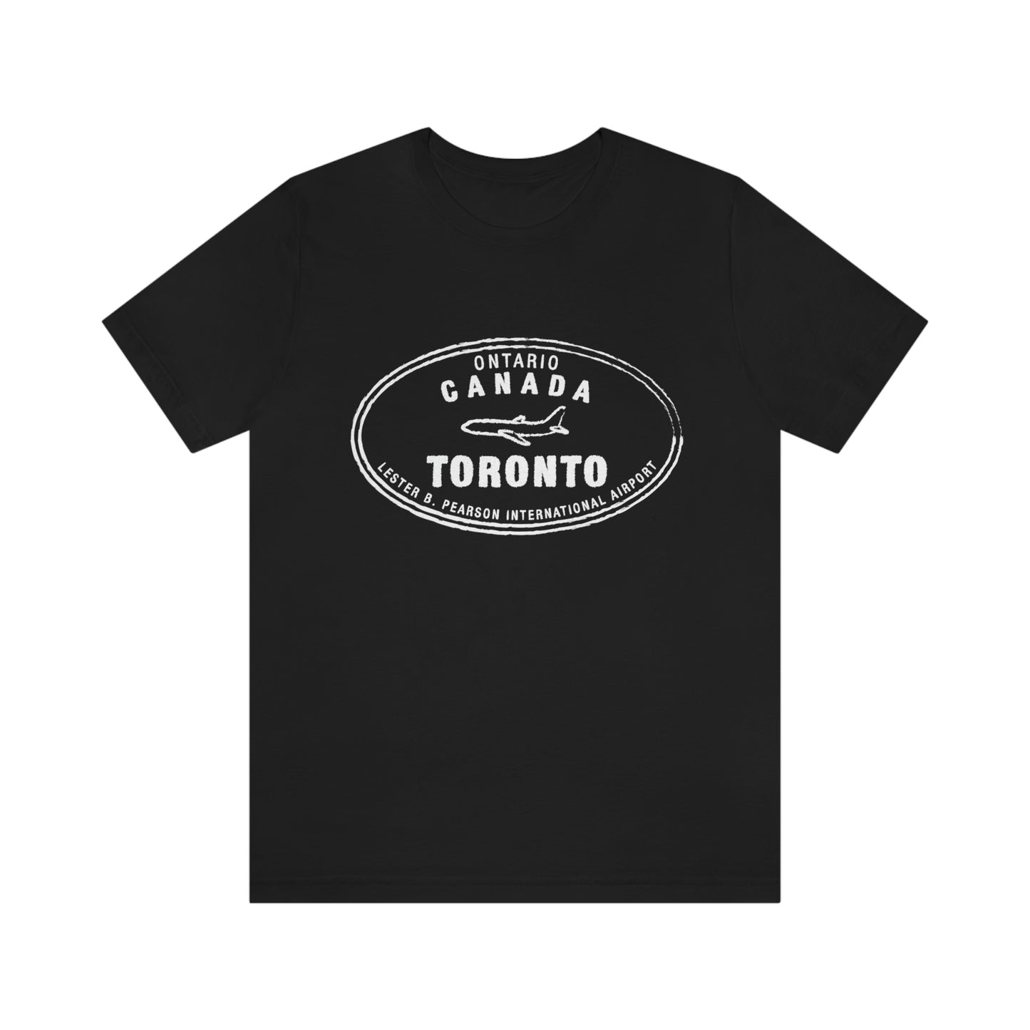 Toronto ON Canada Passport Stamp Vacation Travel Souvenir Unisex T-shirt