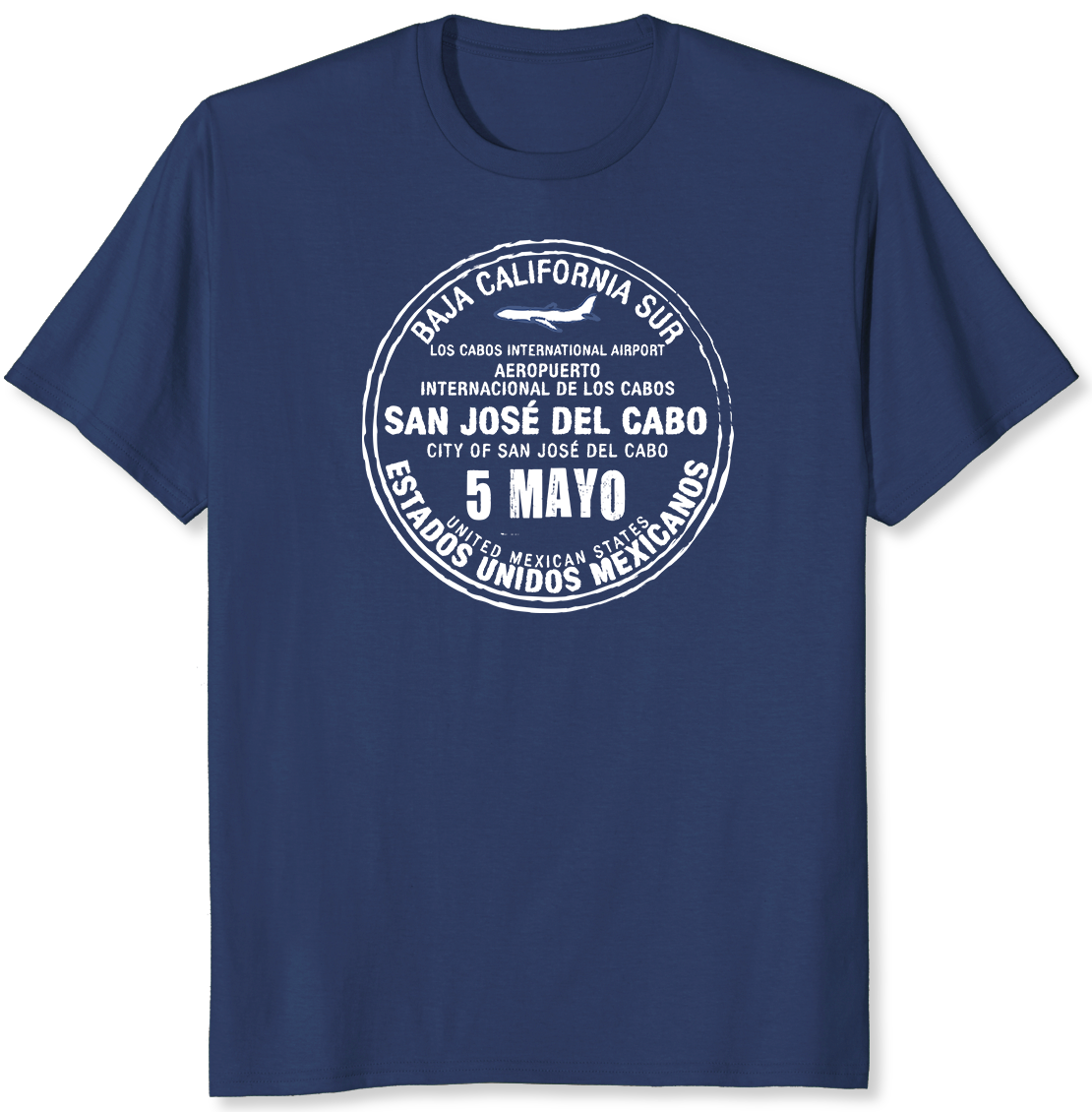 Cabo Mexico May 5 Passport Stamp Travel T-shirt