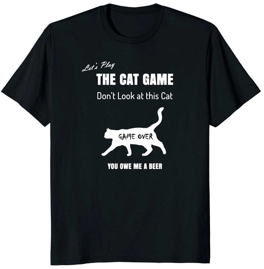 Let's Play the Cat Game Funny Gaming T-shirt