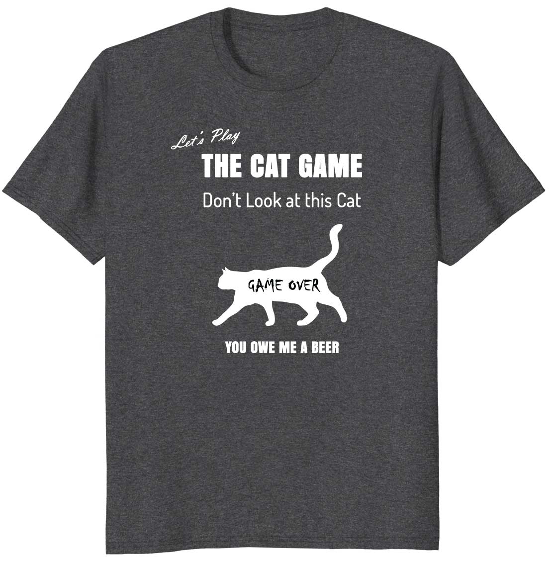 Let's Play the Cat Game Funny Gaming T-shirt