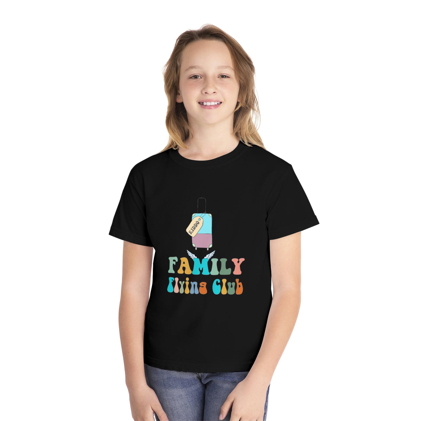 Family Flying Club - Kiddo - Family Matching Shirts - Youth Midweight Tee