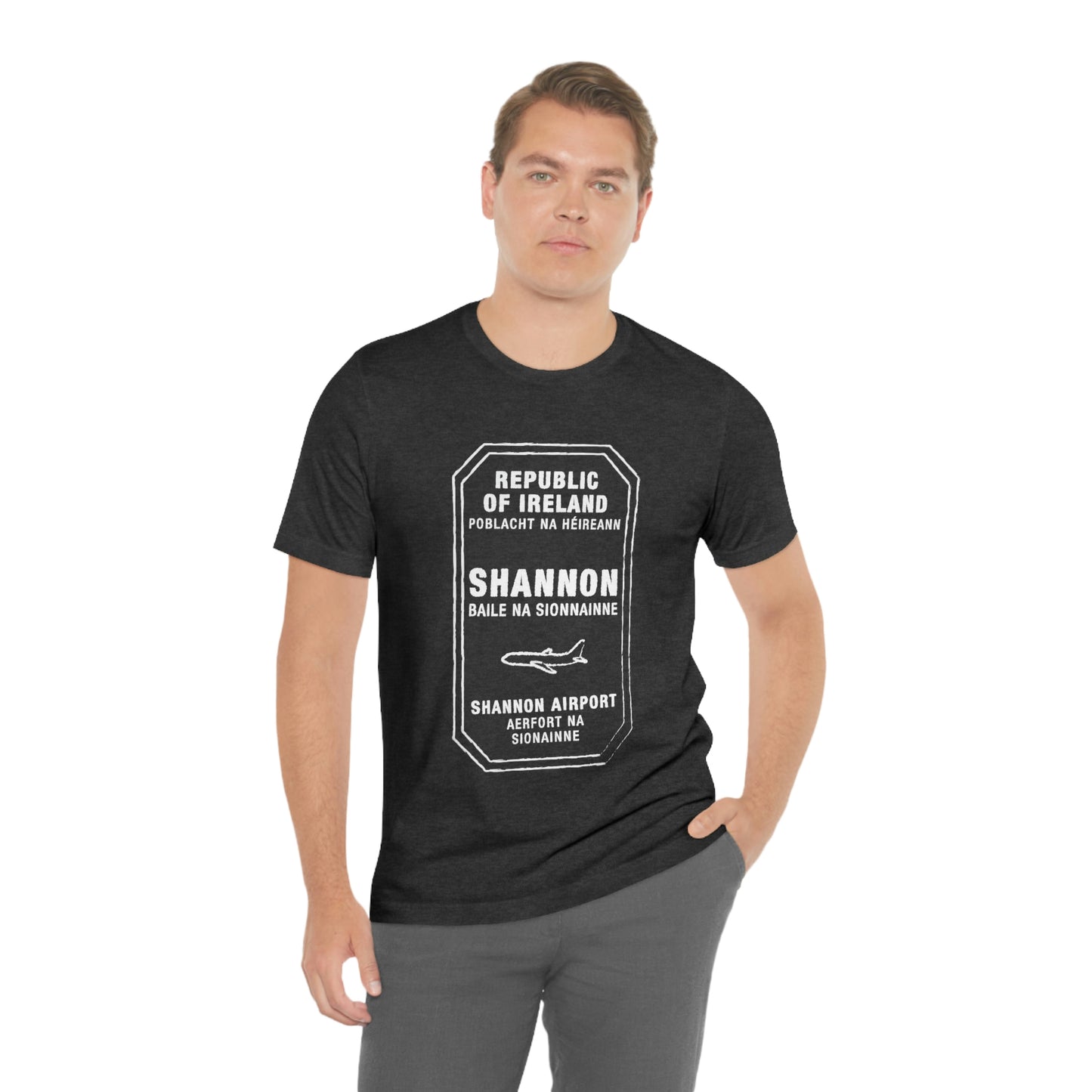 Shannon Ireland Passport Stamp Vacation Travel Unisex T-shirt