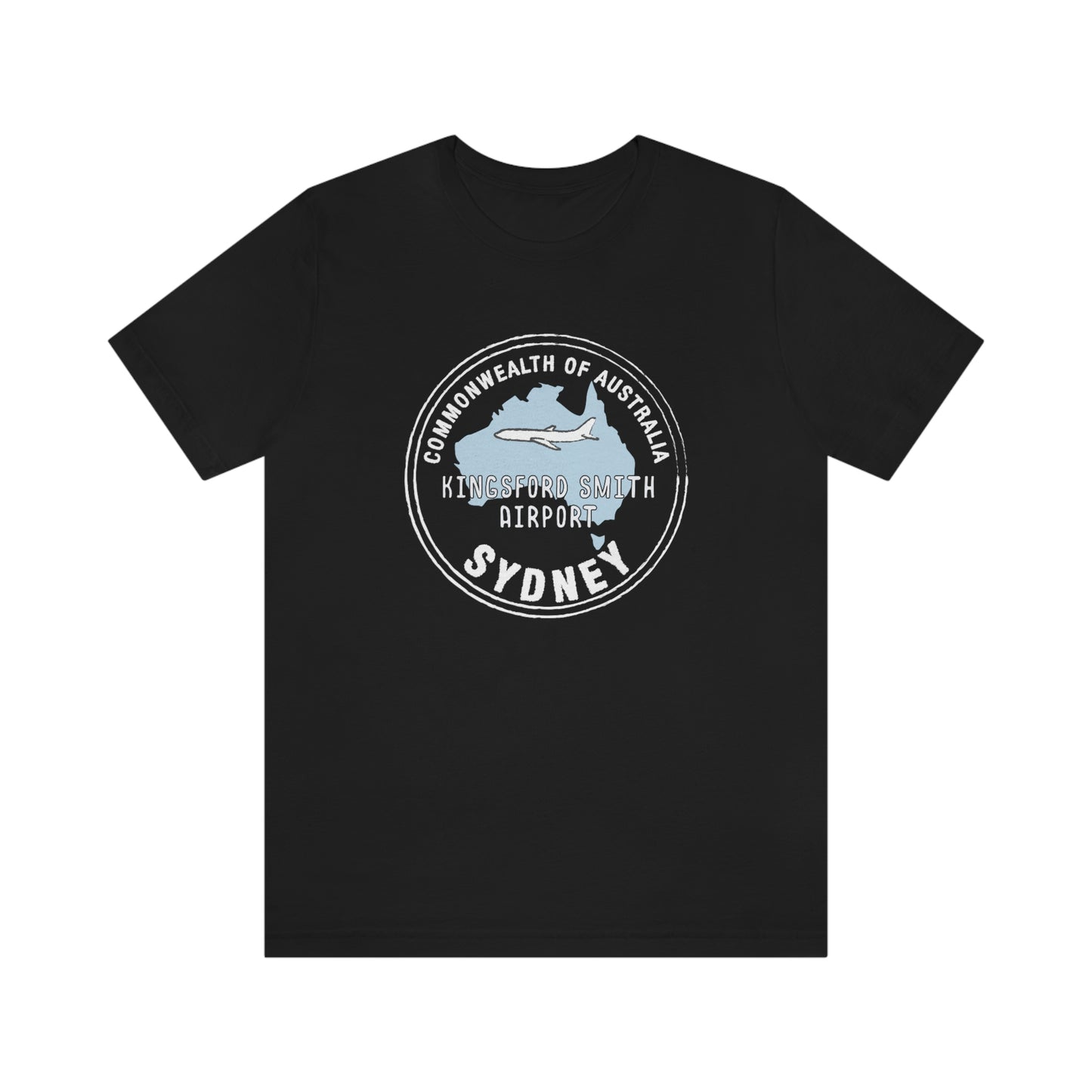 Sydney Australia Passport Stamp Vacation Travel Souvenir Unisex T-shirt