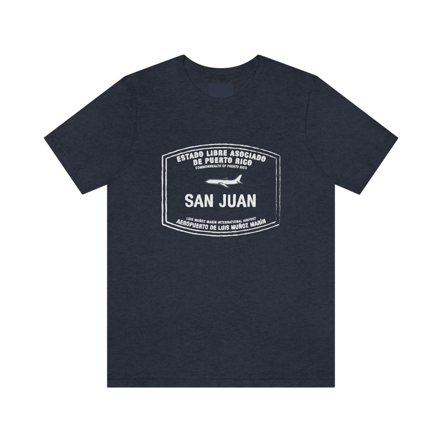 San Juan Puerto Rico Passport Stamp Vacation Travel Unisex T-shirt