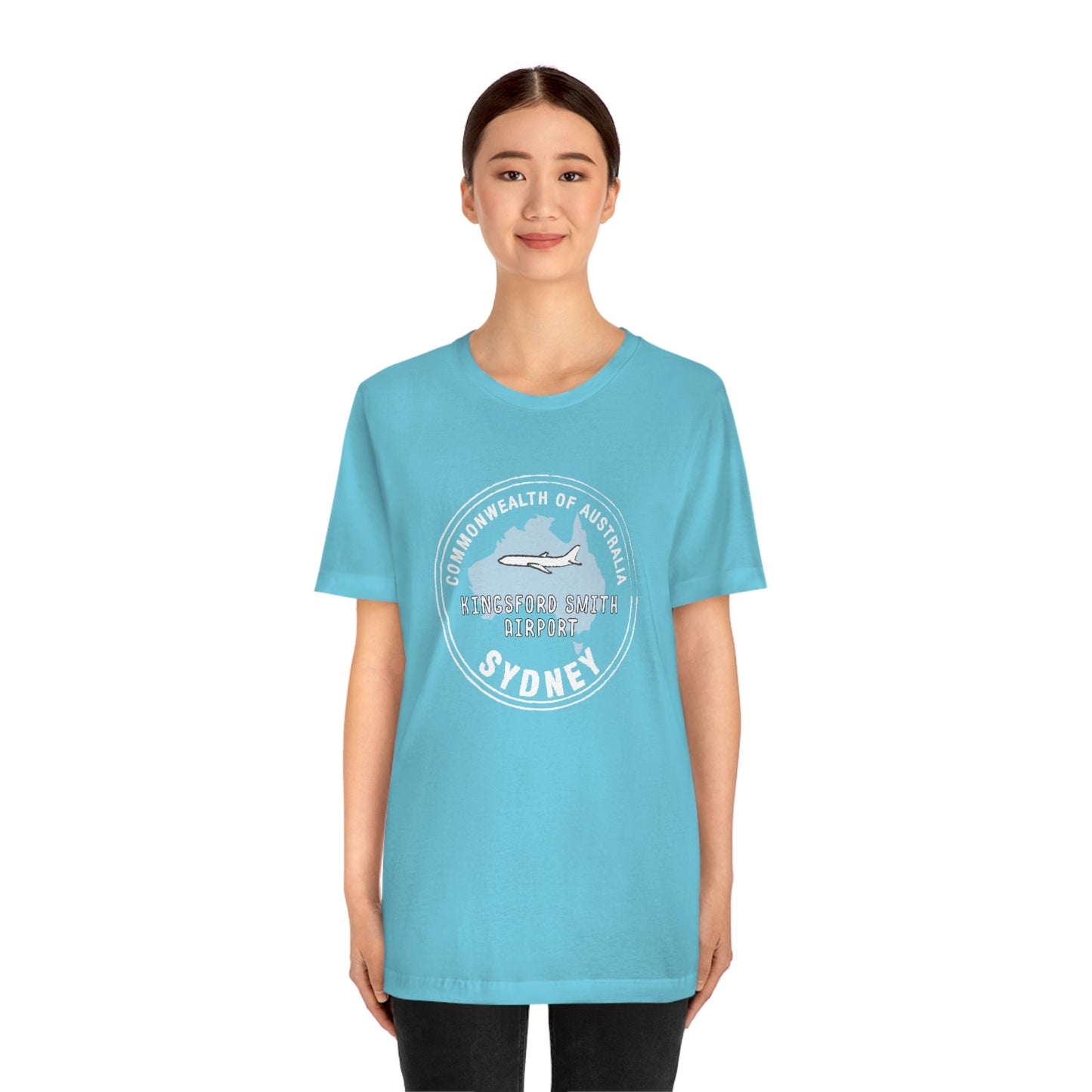 Sydney Australia Passport Stamp Vacation Travel Souvenir Unisex T-shirt