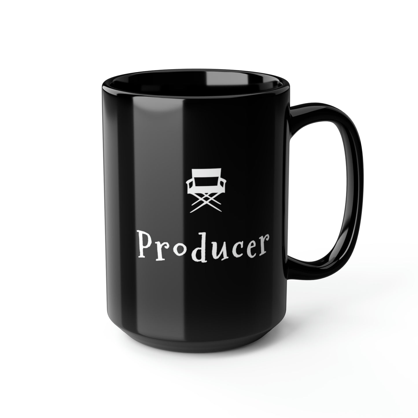 Film Producer Coffee or Tea Gift for Movie Lovers and Film Buffs - Black Mug, 15oz