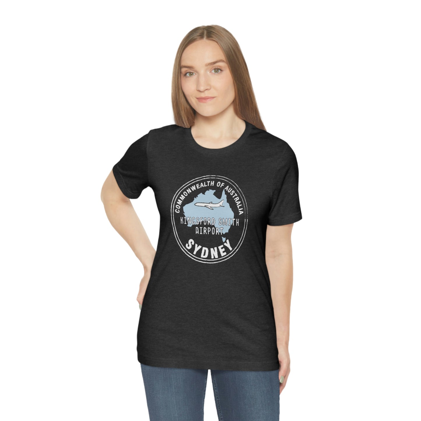 Sydney Australia Passport Stamp Vacation Travel Souvenir Unisex T-shirt