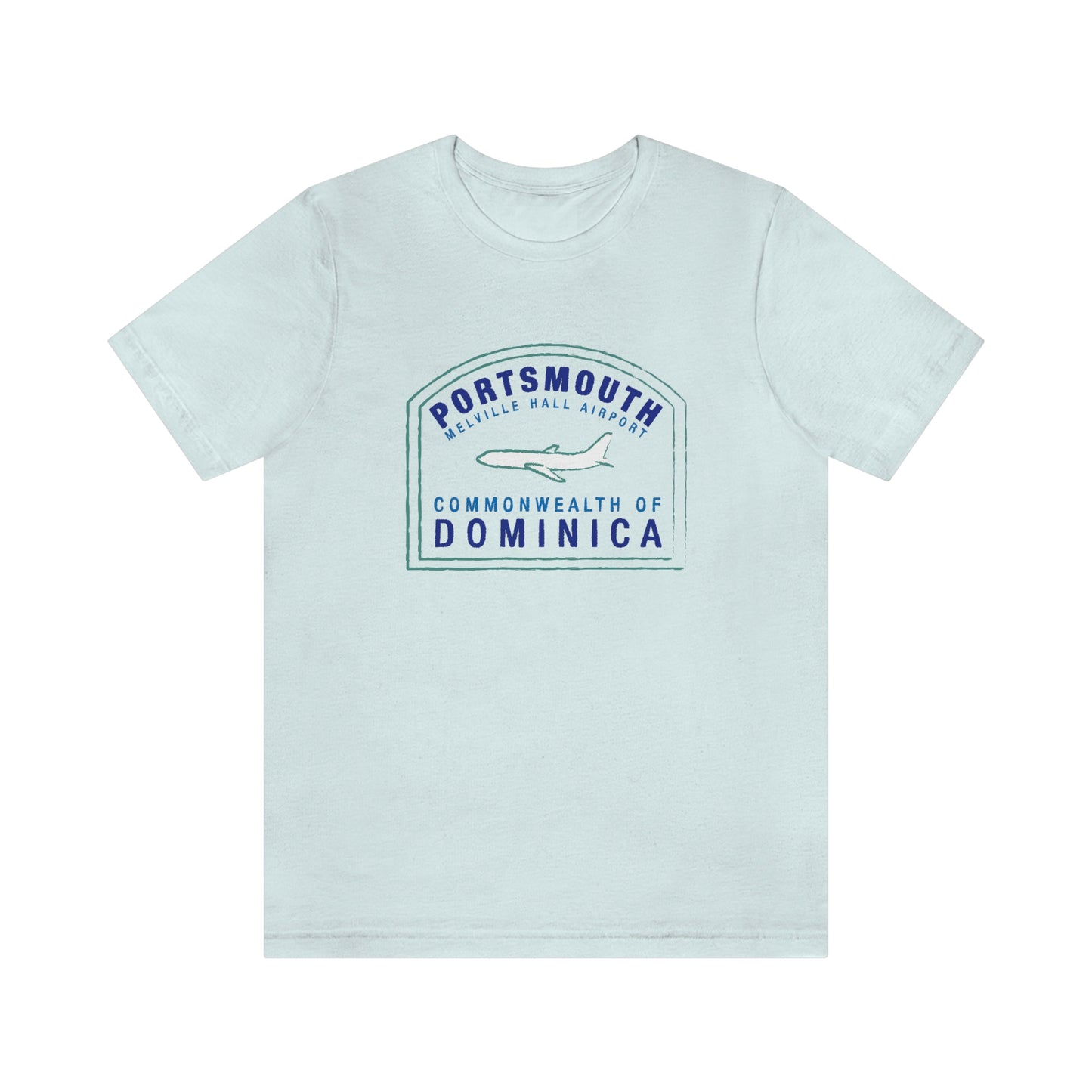 Portsmouth Dominica Passport Stamp Vacation Travel Unisex T-shirt