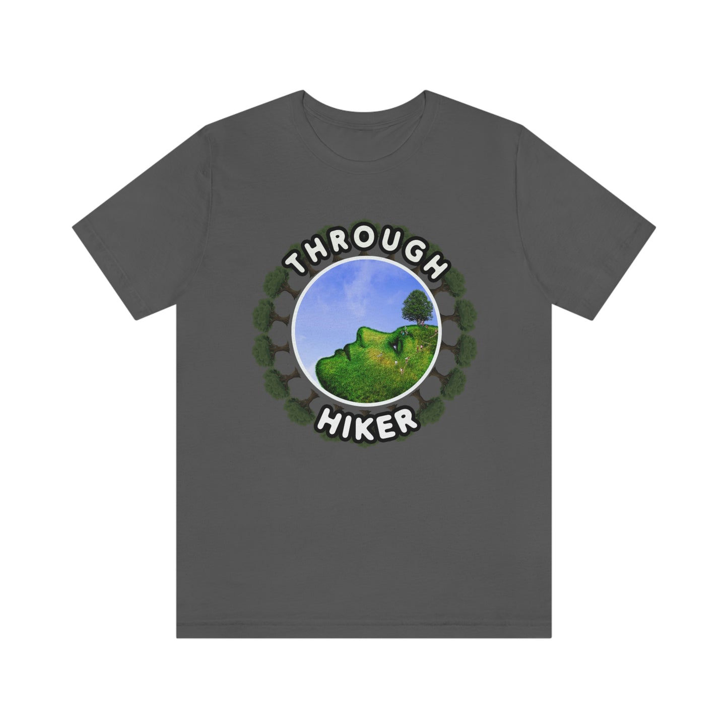 Trail Thru Hiker and Backpacker Camping Unisex Jersey Short Sleeve Tee