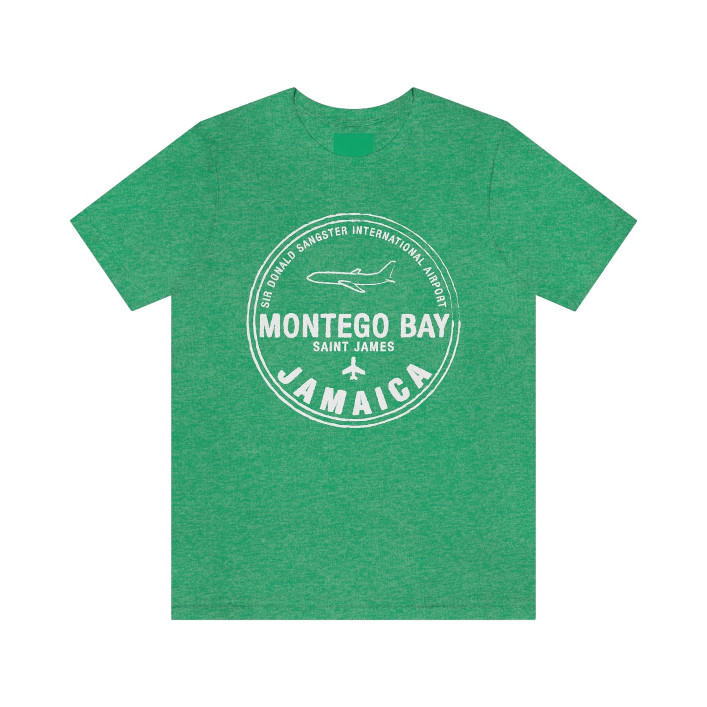 Montego Bay Jamaica Passport Stamp Vacation Travel Unisex T-shirt