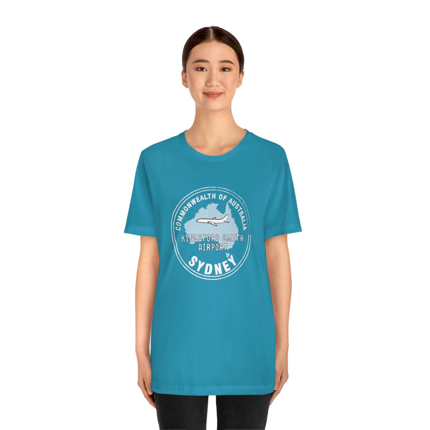 Sydney Australia Passport Stamp Vacation Travel Souvenir Unisex T-shirt