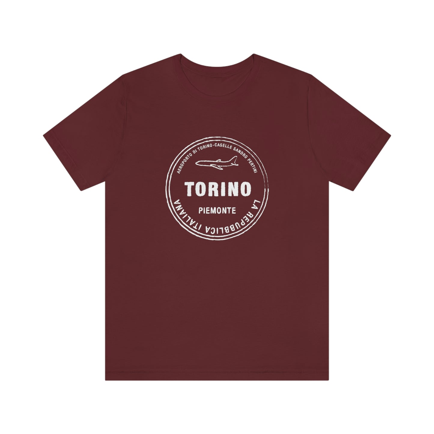 Turin Torino Italy Passport Stamp Vacation Travel Souvenir Unisex T-shirt