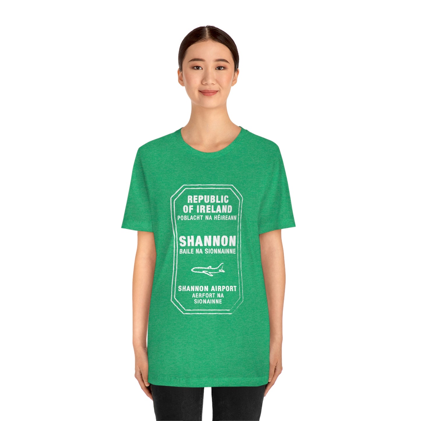 Shannon Ireland Passport Stamp Vacation Travel Unisex T-shirt