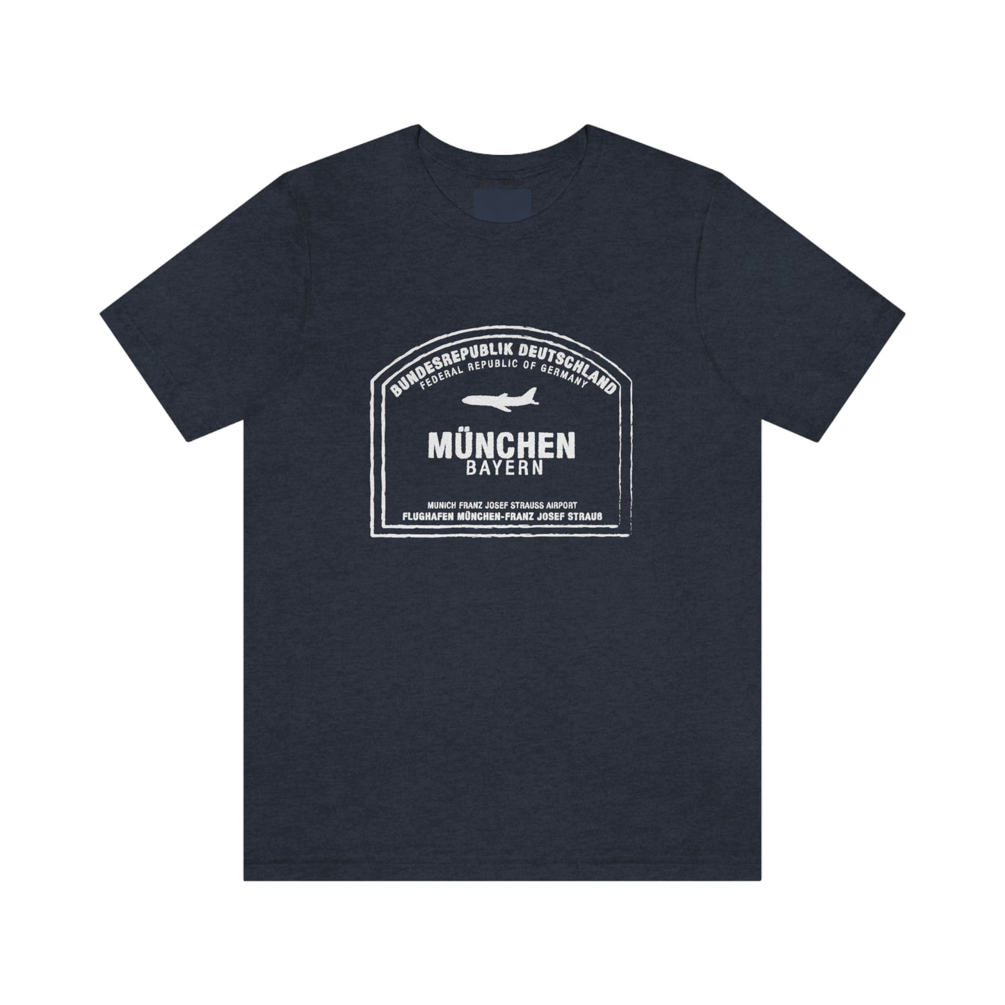 Munich Germany Passport Stamp Holiday Travel Souvenir Unisex T-shirt