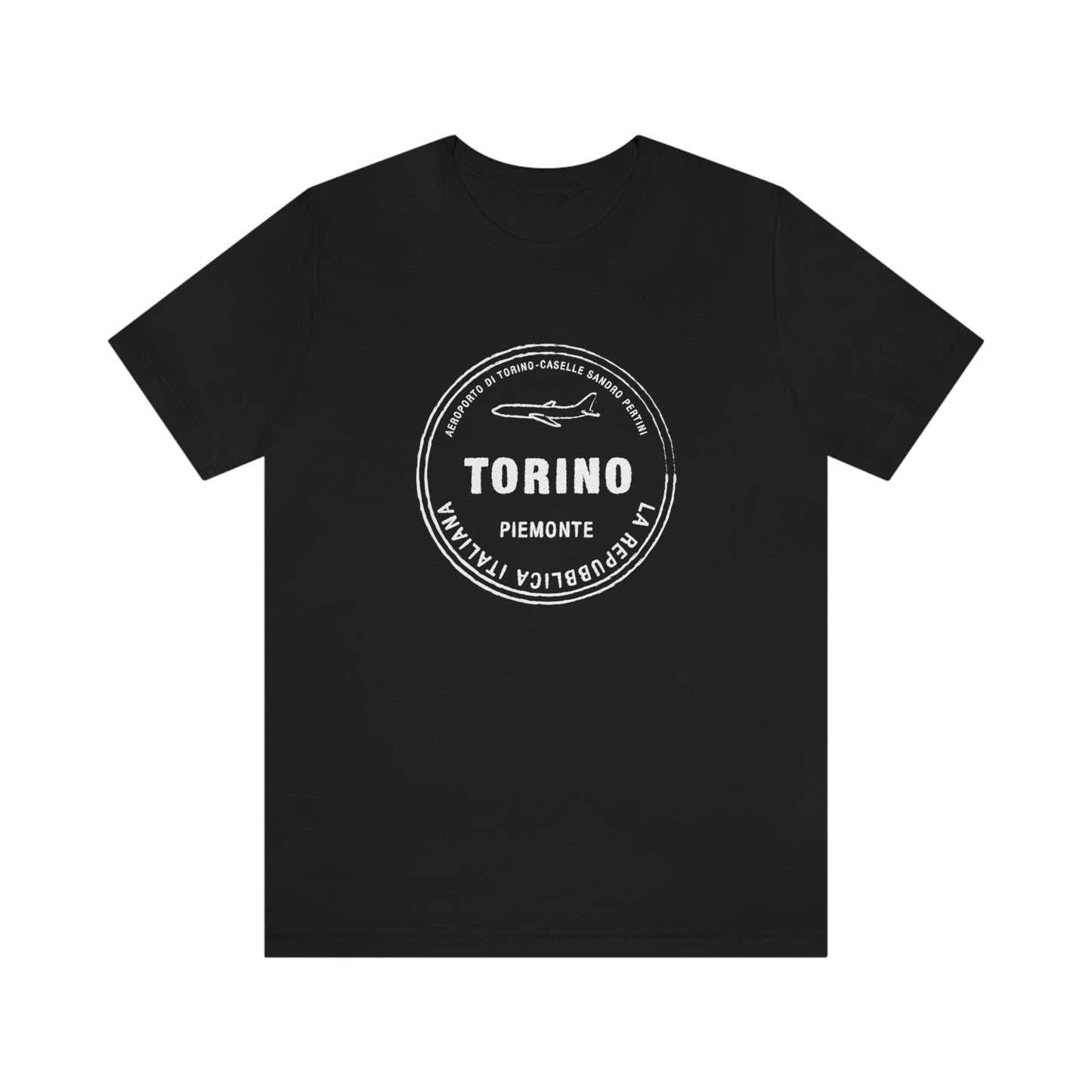 Turin Torino Italy Passport Stamp Vacation Travel Souvenir Unisex T-shirt