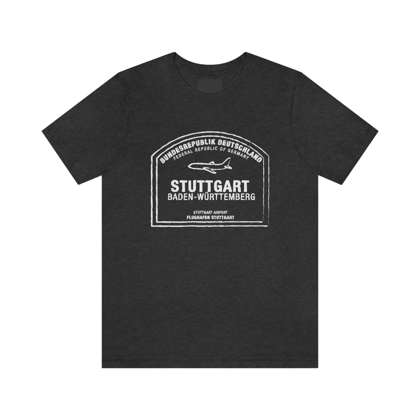 Stuttgart Germany Passport Stamp Vacation Travel Unisex T-shirt