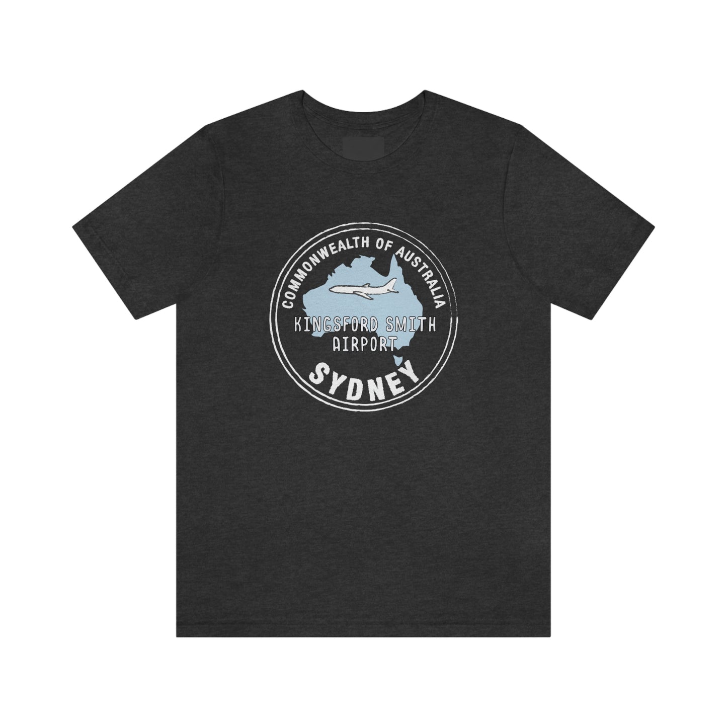 Sydney Australia Passport Stamp Vacation Travel Souvenir Unisex T-shirt