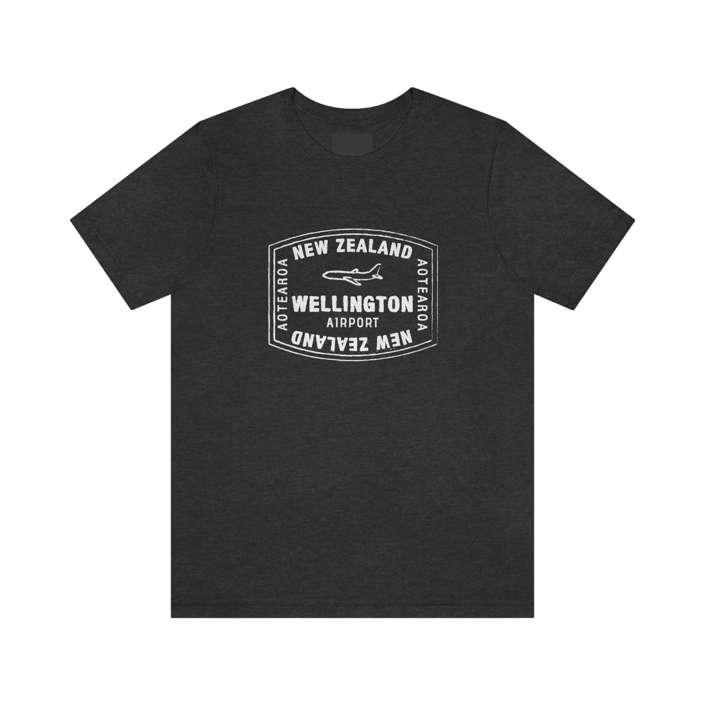 Wellington New Zealand Passport Stamp Vacation Unisex T-shirt