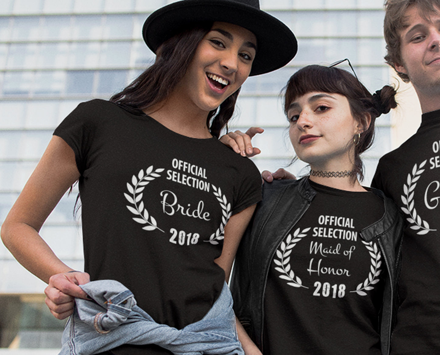 Official Selection Bride Film Laurel T-Shirt for Weddings